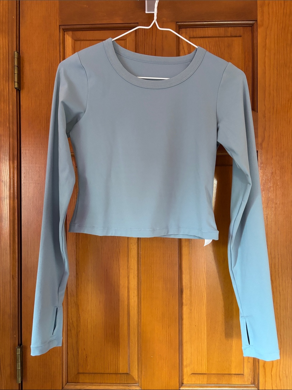 Popflex Blue Long Sleeve T Shirt